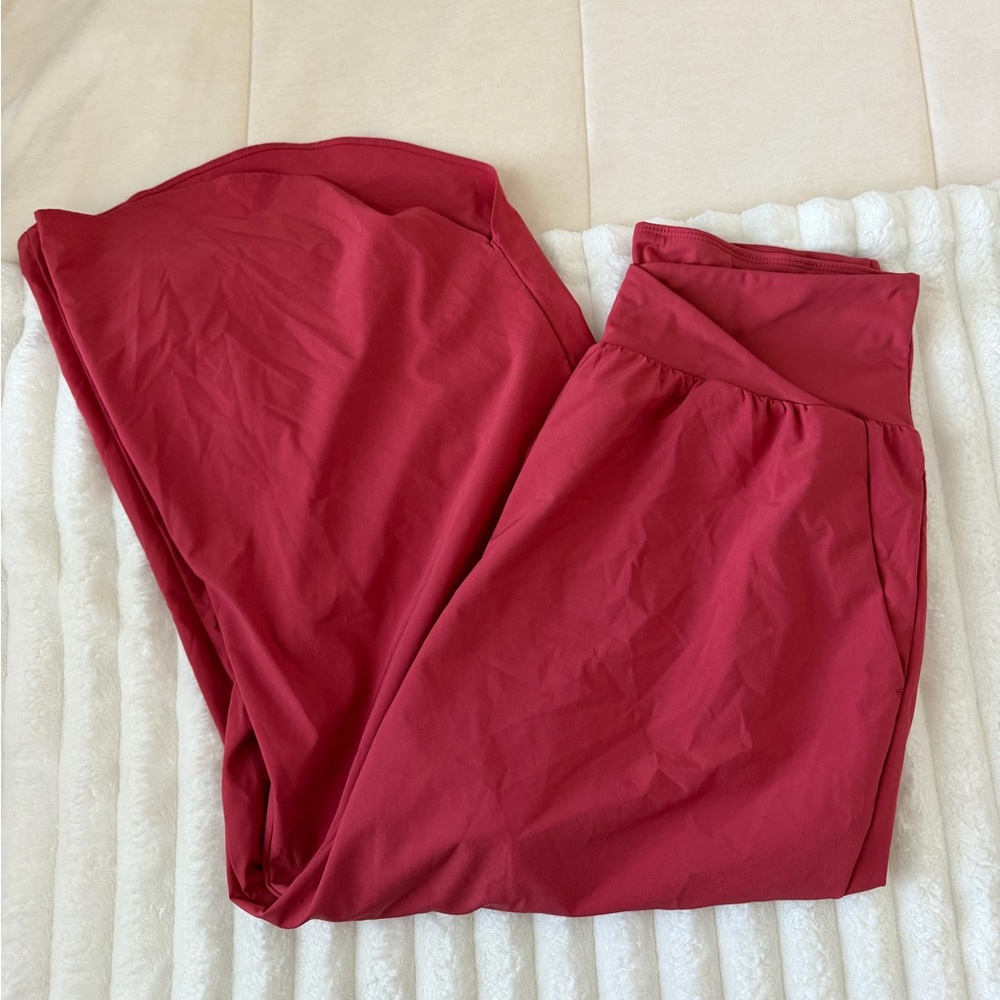 HALARA Red Track Pants Joggers